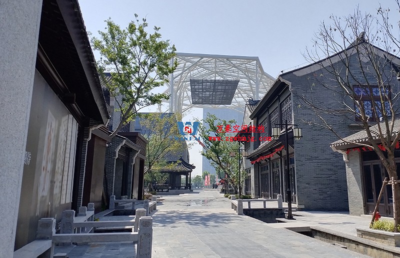 驚艷的藝術(shù)品|合肥文一塘溪津門天幕鋼結(jié)構(gòu)及ETFE氣枕膜工程 驚艷的藝術(shù)品|合肥文一塘溪津門天幕鋼結(jié)構(gòu)及ETFE氣枕膜工程