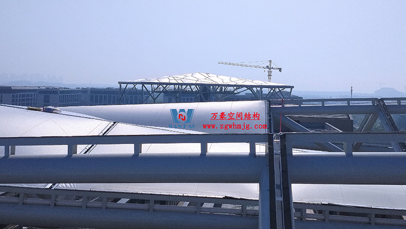 驚艷的藝術(shù)品|合肥文一塘溪津門天幕鋼結(jié)構(gòu)及ETFE氣枕膜工程 驚艷的藝術(shù)品|合肥文一塘溪津門天幕鋼結(jié)構(gòu)及ETFE氣枕膜工程