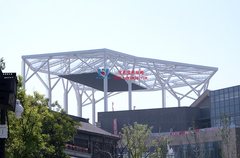 驚艷的藝術(shù)品|合肥文一塘溪津門天幕鋼結(jié)構(gòu)及ETFE氣枕膜工程 驚艷的藝術(shù)品|合肥文一塘溪津門天幕鋼結(jié)構(gòu)及ETFE氣枕膜工程