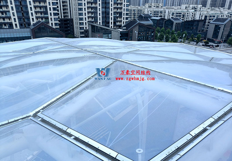 驚艷的藝術(shù)品|合肥文一塘溪津門天幕鋼結(jié)構(gòu)及ETFE氣枕膜工程 驚艷的藝術(shù)品|合肥文一塘溪津門天幕鋼結(jié)構(gòu)及ETFE氣枕膜工程