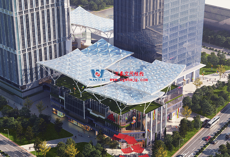 縱使烈日炎炎，腳步從未止歇！海南這個(gè)ETFE氣枕膜項(xiàng)目施工進(jìn)度有最新消息