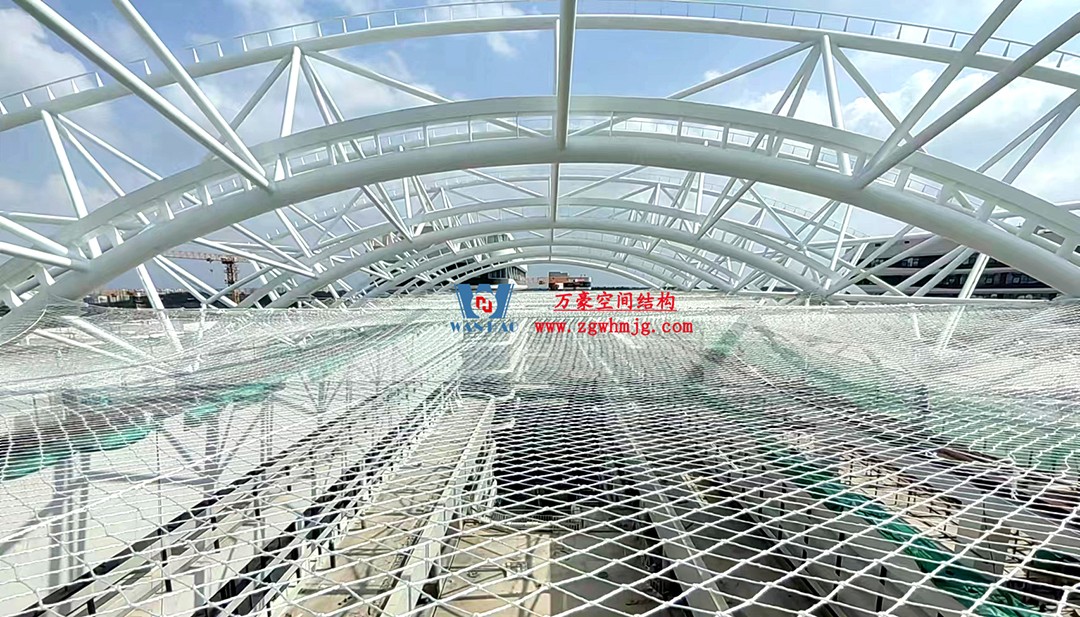 工程進度全速推進，PTFE膜材張拉在即！