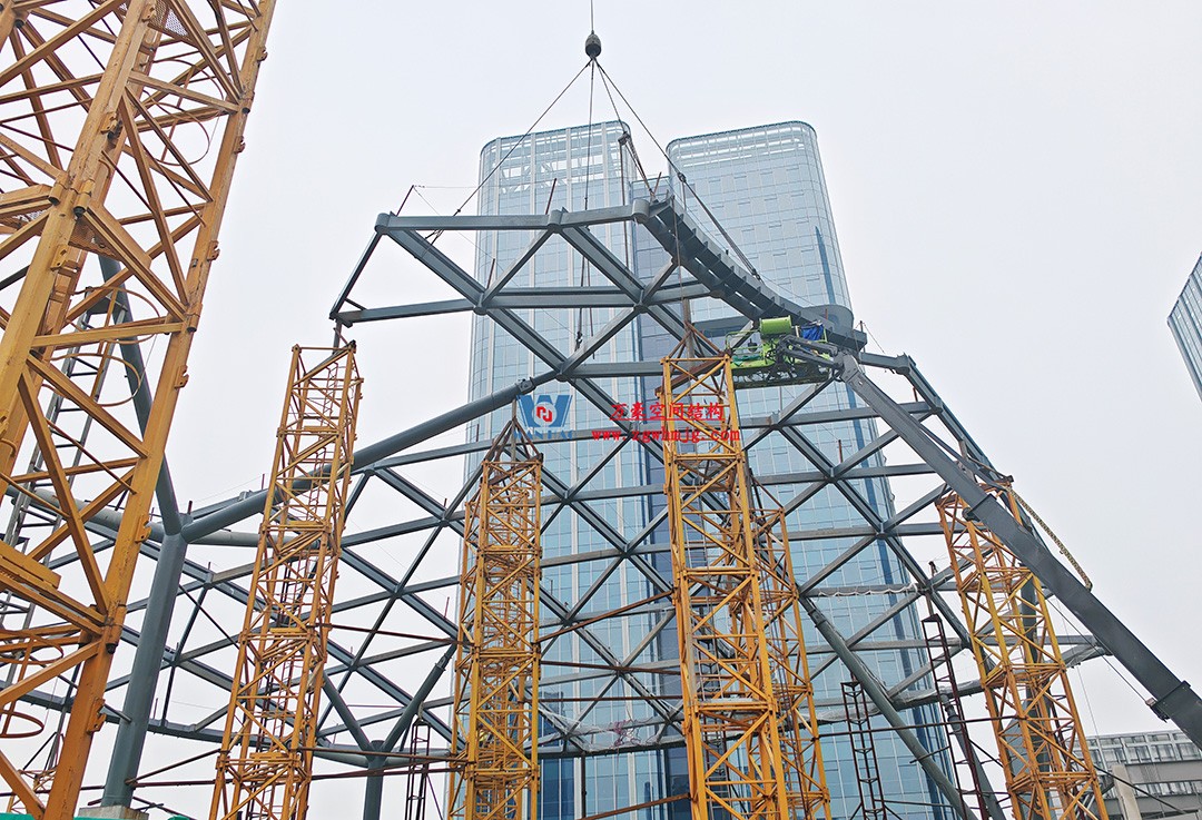 攻堅克難，全速推進|這個ETFE商業(yè)天幕迎來新進展