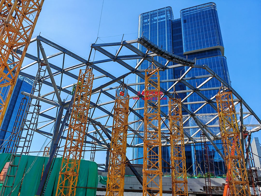 攻堅克難，全速推進|這個ETFE商業(yè)天幕迎來新進展