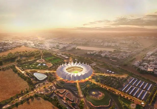 沙特公布2034年世界杯的15個場館設(shè)計，預(yù)計耗資數(shù)千億美元