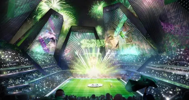 沙特公布2034年世界杯的15個場館設(shè)計，預(yù)計耗資數(shù)千億美元