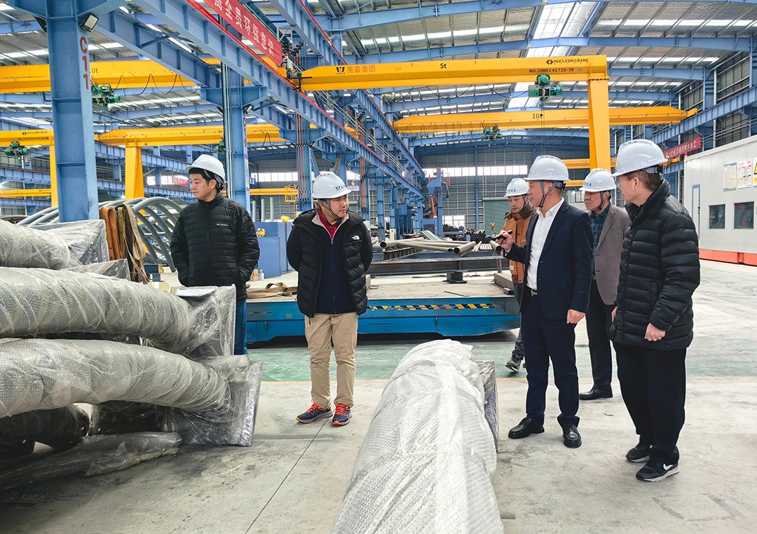 中國鋼結(jié)構(gòu)協(xié)會(huì)空間結(jié)構(gòu)分會(huì)領(lǐng)導(dǎo)專家一行蒞臨萬豪考察指導(dǎo)工作 中國鋼結(jié)構(gòu)協(xié)會(huì)空間結(jié)構(gòu)分會(huì)領(lǐng)導(dǎo)專家一行蒞臨萬豪考察指導(dǎo)工作