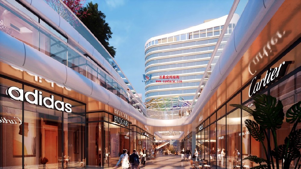 茂名總匯天街ETFE氣枕商業(yè)天幕，打造光影藝術(shù)“場景”