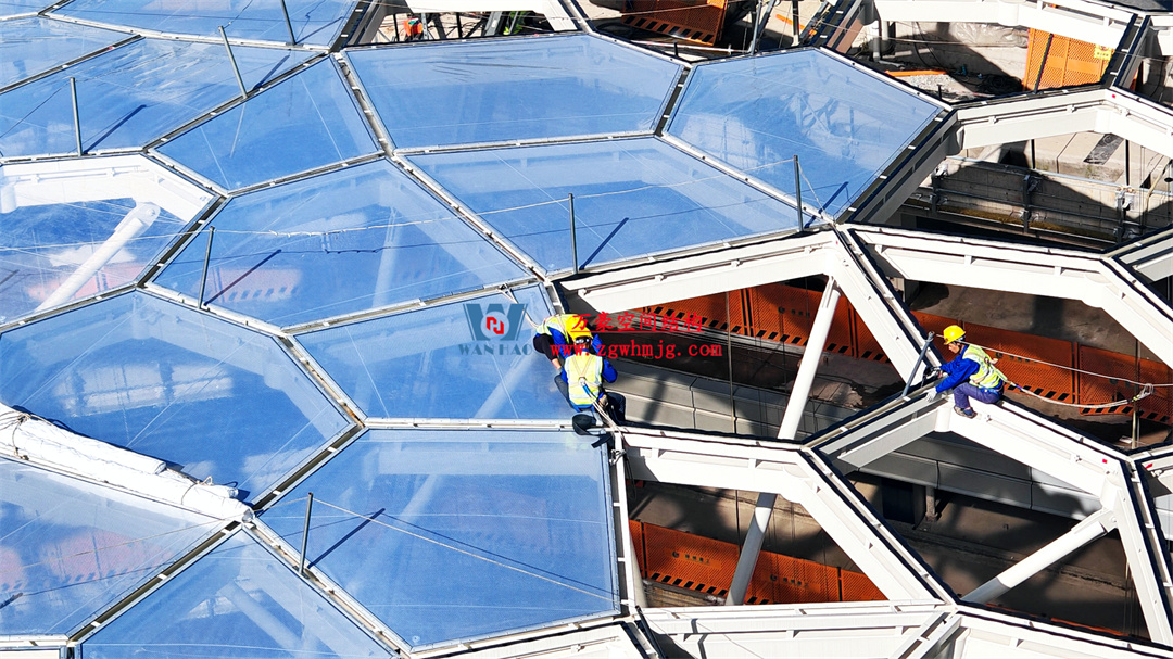 浙江萬豪空間結(jié)構(gòu)集團(tuán)有限公司安吉云安里項目膜結(jié)構(gòu)工程進(jìn)展報告