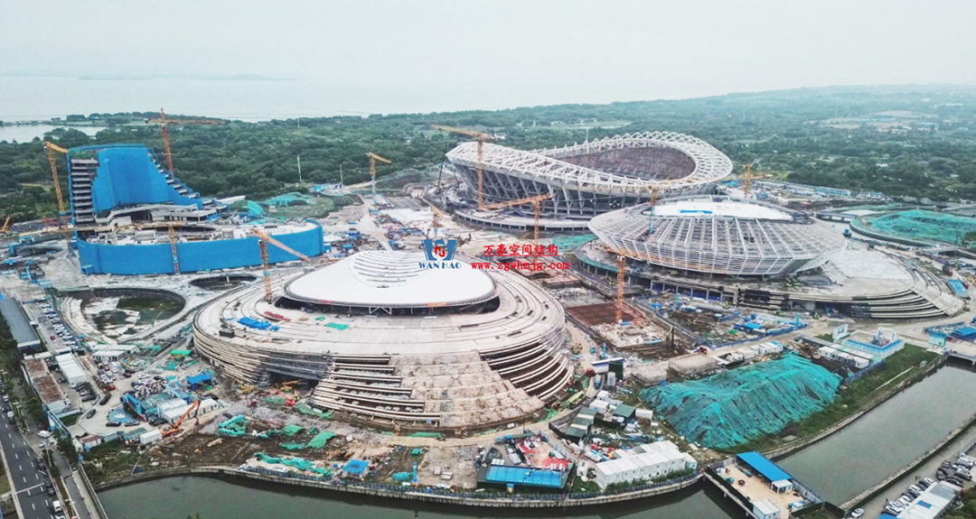 緊跟“蘇超熱浪”，火熱施工中，一只白鷺即將振翅高飛！