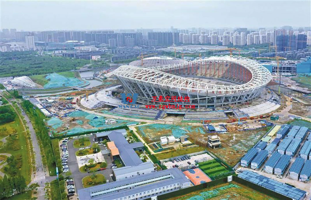 無(wú)錫奧體中心體育場(chǎng)ETFE膜首吊成功，太湖畔將閃耀“生態(tài)之光”