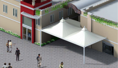 安裝膜結(jié)構(gòu)雨棚的好處有哪些你知道嗎？